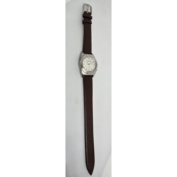 Women\'s Freestyle 312S Pretty Girl 63617 Pink Crystal Brown Leather Band Watch 5 main image 6